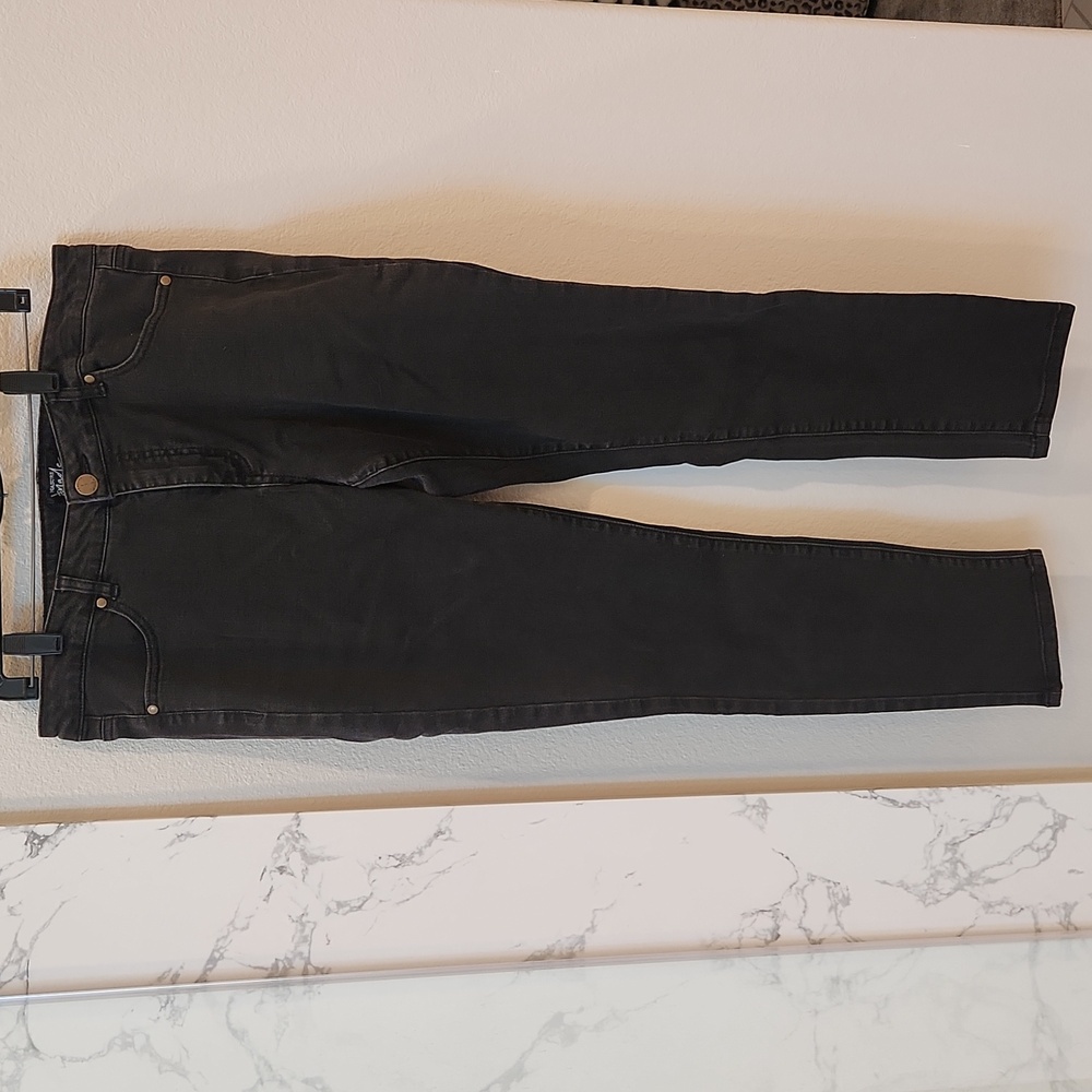 Measure & Made Black Skinny Jeans, Size 12